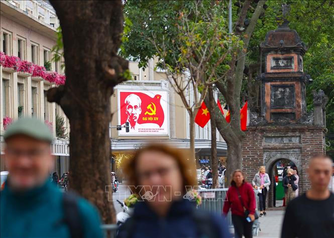 Đại hội đại biểu toàn quốc lần thứ XIV là dấu mốc đặc biệt quan trọng, mở ra kỷ nguyên phát triển mới của đất nước. Ảnh: Thanh Tùng - TTXVN